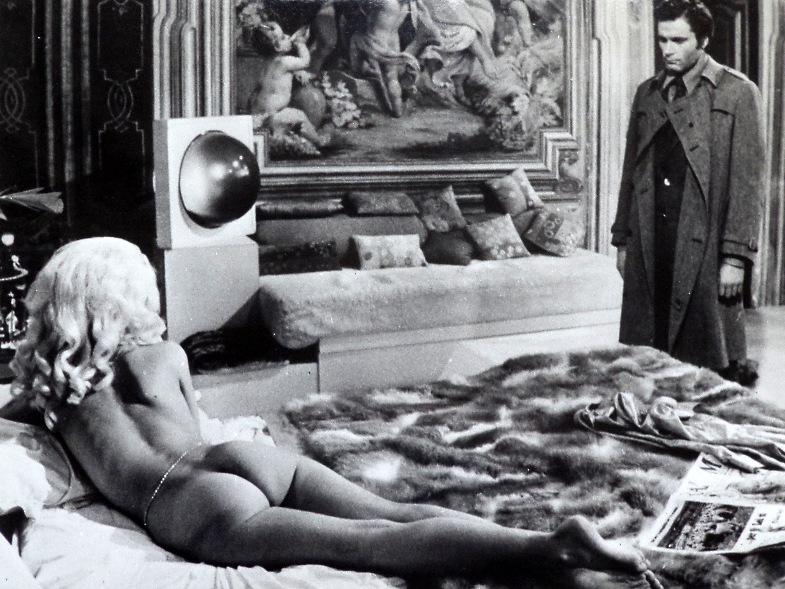 Franco Nero Questions Nude Woman. 